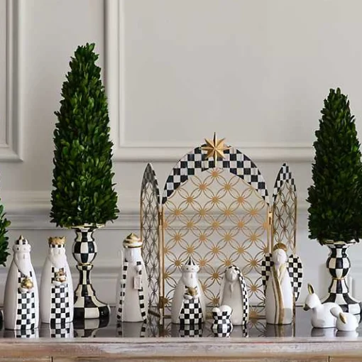 Courtly Check 10-Piece Mini Nativity Set