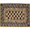 Courtly Check Purple  Green 3' x 5' Rug