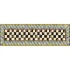 Courtly Check Purple  Green 2'6 x 8' Washable Runner