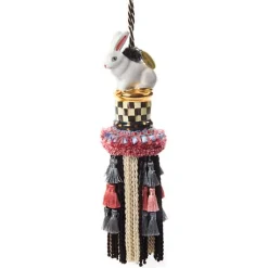 Courtly Check Rabbit Tassel
