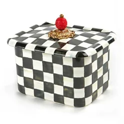 Courtly Check Recipe Box