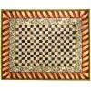 Courtly Check Red  Gold 8' x 10' Rug