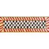Courtly Check Red  Gold 2'6 x 8' Washable Runner