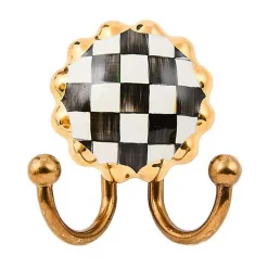 Courtly Check Round Hook