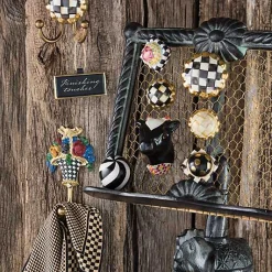 Courtly Check Round Hook