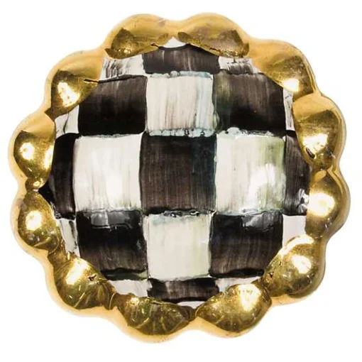 Courtly Check Round Knob