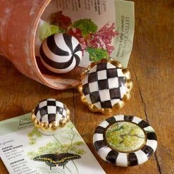 Courtly Check Round Knob