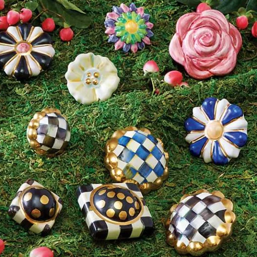 Courtly Check Round Knob