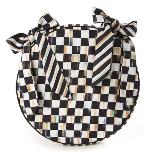 Courtly Check Round Stool Cushion