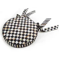Courtly Check Round Stool Cushion