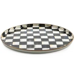 Courtly Check Round Tray