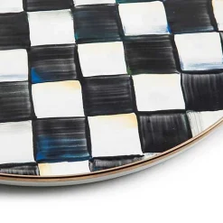 Courtly Check Round Tray