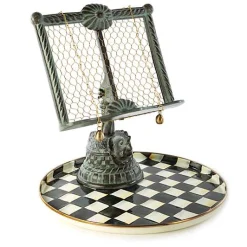 Courtly Check Round Tray