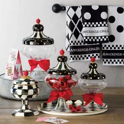 Courtly Check Round Tray