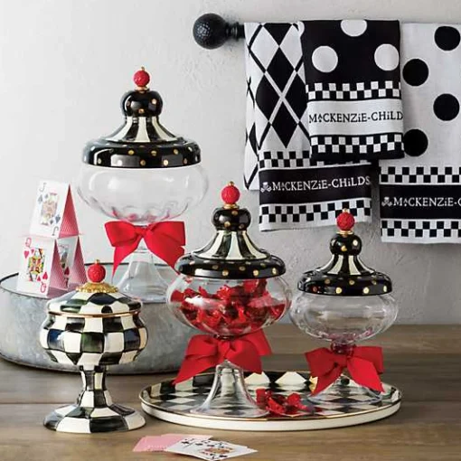 Courtly Check Round Tray