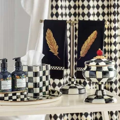 Courtly Check Round Tray