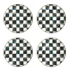 Courtly Check Salad Plates, Set of 4