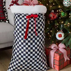 Courtly Check Santa Bag
