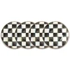 Courtly Check Saucers, Set of 4