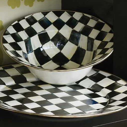 Courtly Check Serving Bowl