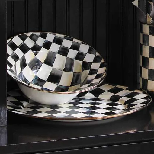 Courtly Check Serving Platter