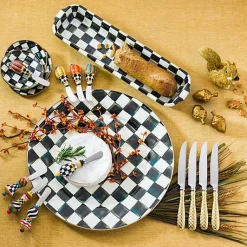Courtly Check Serving Platter