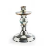 Courtly Check Small Enamel Candlestick