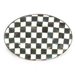 Courtly Check Small Oval Platter