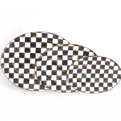 Courtly Check Small Oval Platter