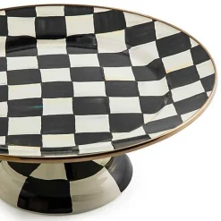 Courtly Check Small Pedestal Platter