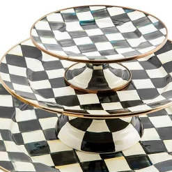 Courtly Check Small Pedestal Platter