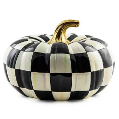 Courtly Check Squashed Glossy Medium Pumpkin