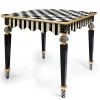 Courtly Check  Stripe Game Table