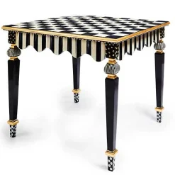 Courtly Check  Stripe Game Table