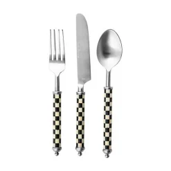 Courtly Check Supper Club 3-Piece Place Setting
