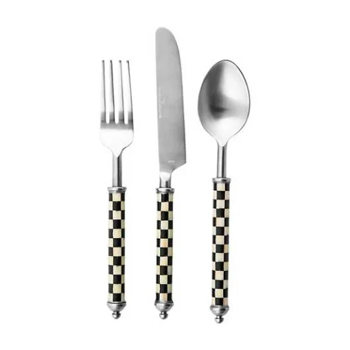 Courtly Check Supper Club 3-Piece Place Setting
