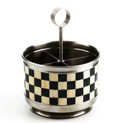 Courtly Check Supper Club Flatware Caddy