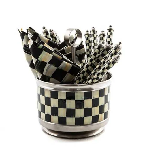 Courtly Check Supper Club Flatware Caddy