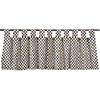 Courtly Check Tab Top Cafe Valance