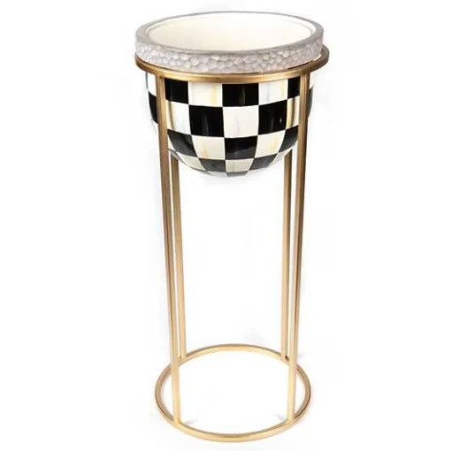Courtly Check Tall Plant Stand