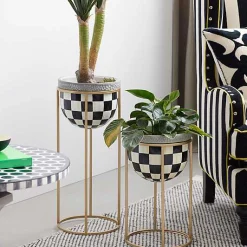 Courtly Check Tall Plant Stand