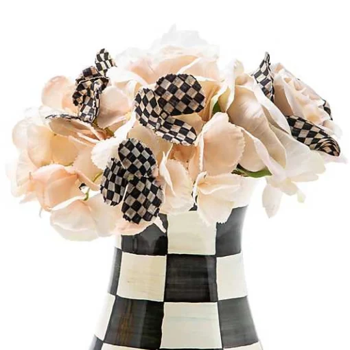 Courtly Check Tall Vase  Bouquet Set