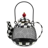 Courtly Check Teapot Bird Feeder