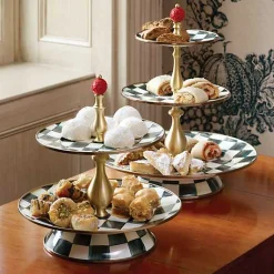 Courtly Check Three Tier Sweet Stand