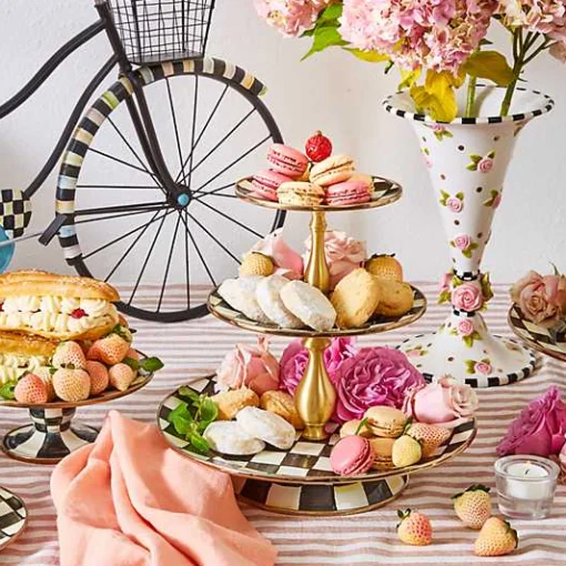 Courtly Check Three Tier Sweet Stand