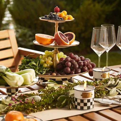 Courtly Check Three Tier Sweet Stand