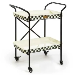 Courtly Check 2-Tier Kitchen Cart