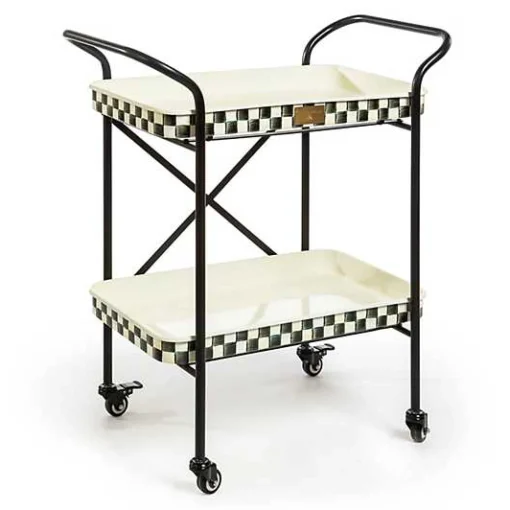 Courtly Check 2-Tier Kitchen Cart