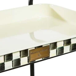 Courtly Check 2-Tier Kitchen Cart