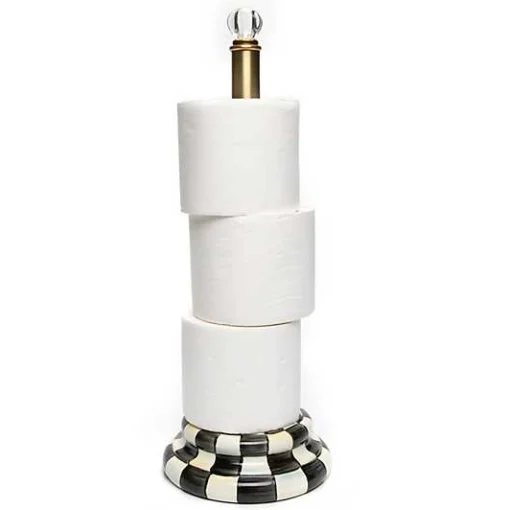 Courtly Check Toilet Tissue Storage